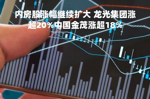 内房股涨幅继续扩大 龙光集团涨超20%中国金茂涨超18%