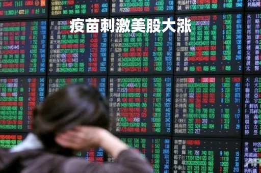 疫苗刺激美股大涨「美国的疫苗股涨势」