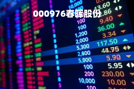 000976春晖股份