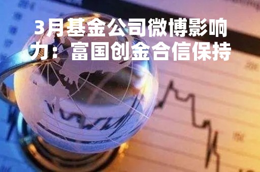3月基金公司微博影响力：富国创金合信保持前三 嘉实工银瑞信排名下降
