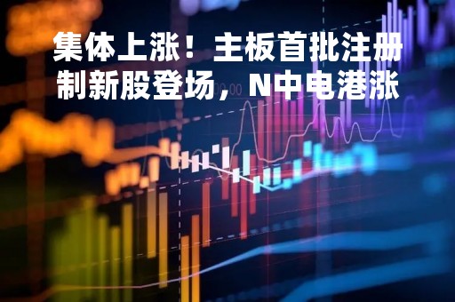 集体上涨！主板首批注册制新股登场，N中电港涨超160%