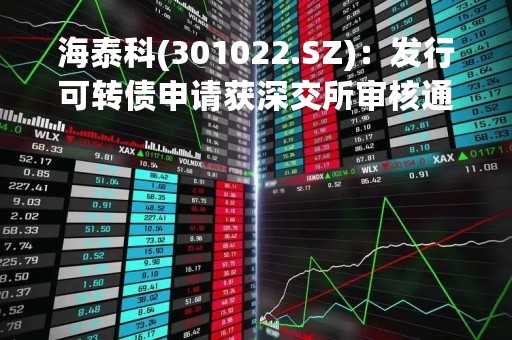 海泰科(301022.SZ)：发行可转债申请获深交所审核通过