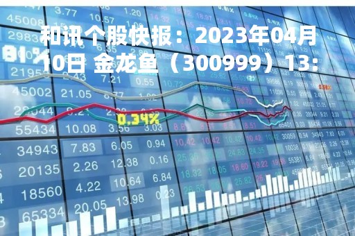 和讯个股快报：2023年04月10日 金龙鱼（300999）13:19分，股价快速拉升