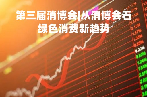 第三届消博会|从消博会看绿色消费新趋势