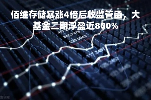 佰维存储暴涨4倍后收监管函，大基金二期浮盈近800%