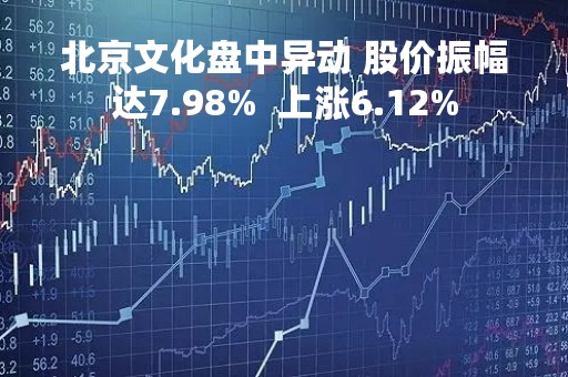 北京文化盘中异动 股价振幅达7.98%  上涨6.12%