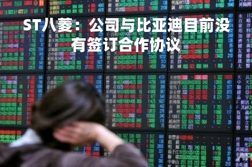 ST八菱：公司与比亚迪目前没有签订合作协议