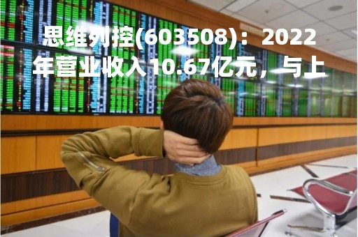 思维列控(603508)：2022年营业收入10.67亿元，与上期同比增加0.25%