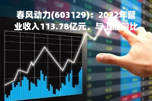 春风动力(603129)：2022年营业收入113.78亿元，与上期同比增加44.73%