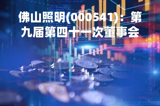 佛山照明(000541)：第九届第四十一次董事会会议决议，审议《公司法》和《公司章程》