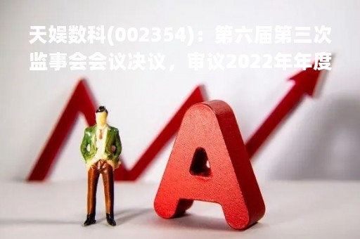天娱数科(002354)：第六届第三次监事会会议决议，审议2022年年度报告及摘要等多项议案