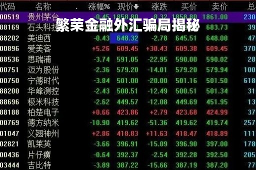 繁荣金融外汇骗局揭秘「繁荣金融外汇骗局揭秘」