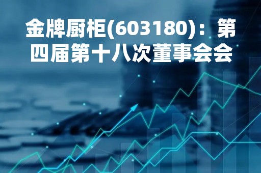 金牌厨柜(603180)：第四届第十八次董事会会议决议，审议《关于进一步明确公司向不特定对象发行可转换公司债券方案的议案》等多项议案