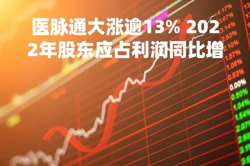 医脉通大涨逾13% 2022年股东应占利润同比增幅约244%