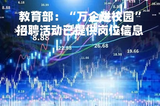 教育部：“万企进校园”招聘活动已提供岗位信息1900万余个