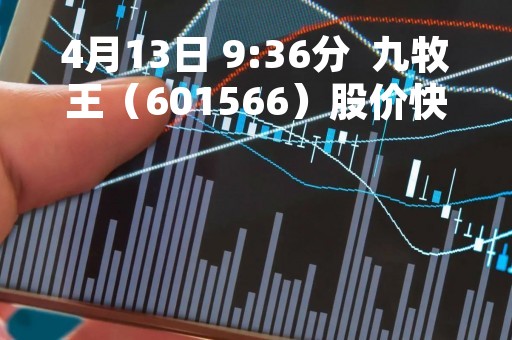 4月13日 9:36分  九牧王（601566）股价快速拉升