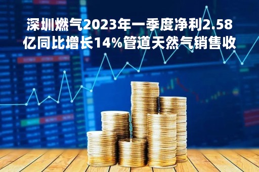 深圳燃气2023年一季度净利2.58亿同比增长14%管道天然气销售收入增长