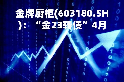 金牌厨柜(603180.SH)：“金23转债”4月17日开放申购