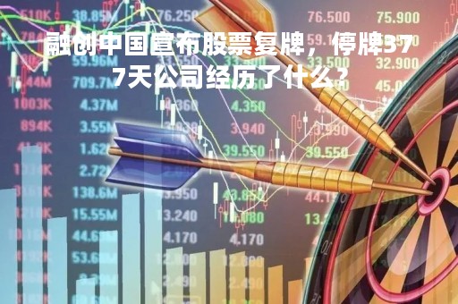 融创中国宣布股票复牌，停牌377天公司经历了什么？