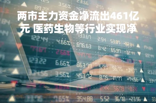 两市主力资金净流出461亿元 医药生物等行业实现净流入