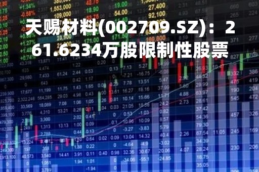 天赐材料(002709.SZ)：261.6234万股限制性股票将解锁、上市流通