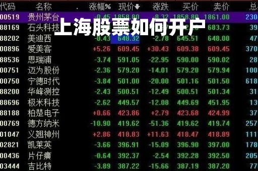 上海股票如何开户「上海股票怎么开户」