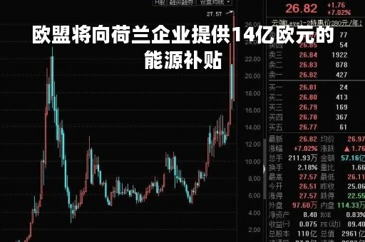 欧盟将向荷兰企业提供14亿欧元的能源补贴