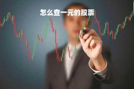 怎么查一元的股票「1元的股票能买吗」