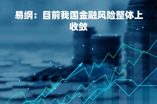易纲：目前我国金融风险整体上收敛