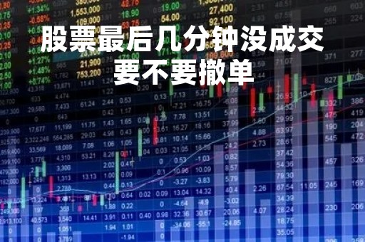 股票最后几分钟没成交要不要撤单
