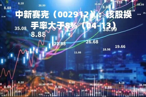 中新赛克（002912）：该股换手率大于8%（04-13）