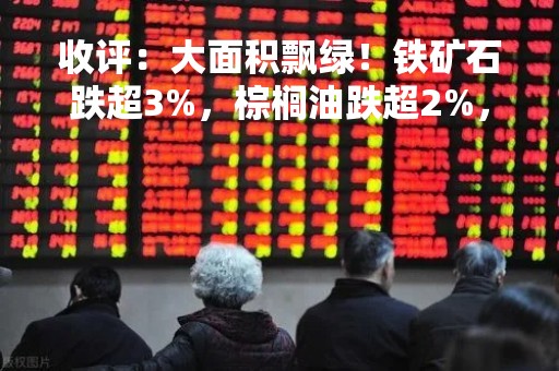 收评：大面积飘绿！铁矿石跌超3%，棕榈油跌超2%，液化石油气涨超3%