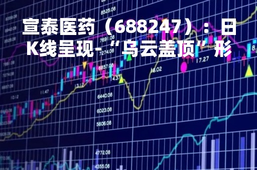 宣泰医药（688247）：日K线呈现-“乌云盖顶”形态 后市看空（04-14）