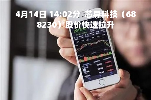 4月14日 14:02分  芯导科技（688230）股价快速拉升