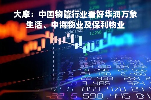大摩：中国物管行业看好华润万象生活、中海物业及保利物业