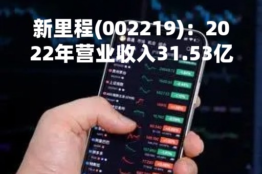新里程(002219)：2022年营业收入31.53亿元，与上期同比增加4.53%