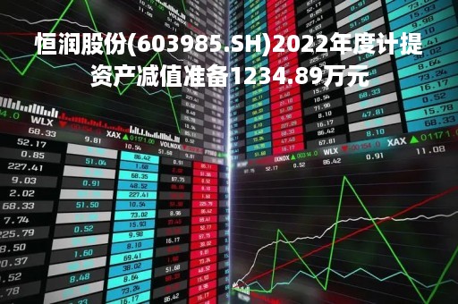 恒润股份(603985.SH)2022年度计提资产减值准备1234.89万元