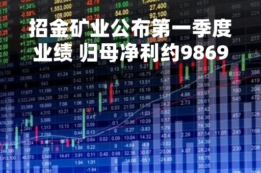 招金矿业公布第一季度业绩 归母净利约9869.72万元同比增长17.11%