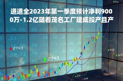 道道全2023年第一季度预计净利9000万-1.2亿随着茂名工厂建成投产且产能释放