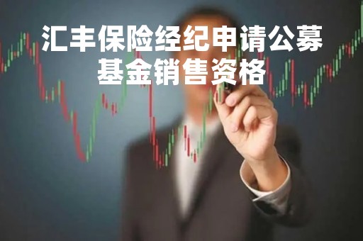 汇丰保险经纪申请公募基金销售资格