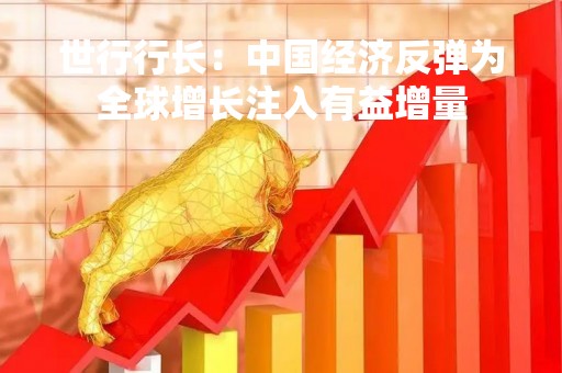 世行行长：中国经济反弹为全球增长注入有益增量