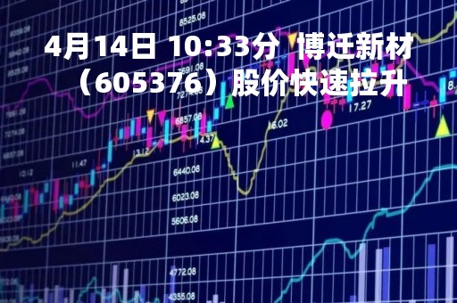 4月14日 10:33分  博迁新材（605376）股价快速拉升