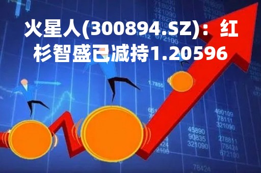 火星人(300894.SZ)：红杉智盛已减持1.205961%的股份、持股比例降至4.999996%