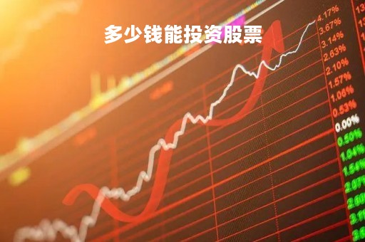 多少钱能投资股票「多少钱投入股市」