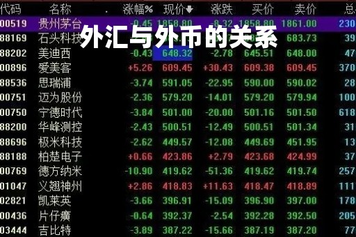 外汇与外币的关系「外汇与外国货币的关系」