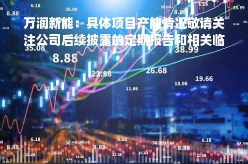 万润新能：具体项目产能情况敬请关注公司后续披露的定期报告和相关临时公告