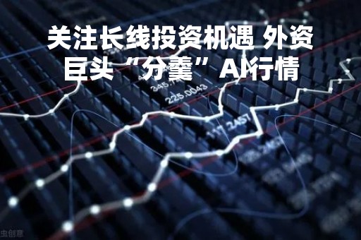 关注长线投资机遇 外资巨头“分羹”AI行情