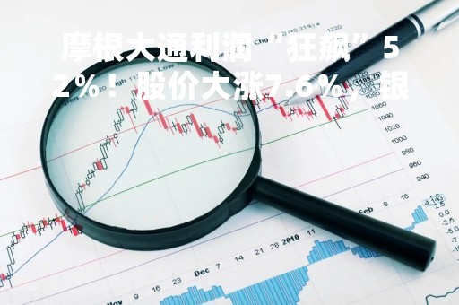 摩根大通利润“狂飙”52％！股价大涨7.6％，银行股业绩优于预期
