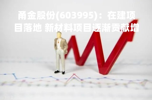 甬金股份(603995):在建项目落地 新材料项目逐渐贡献增量