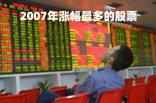 2007年涨幅最多的股票「2007年涨幅最多的股票是」